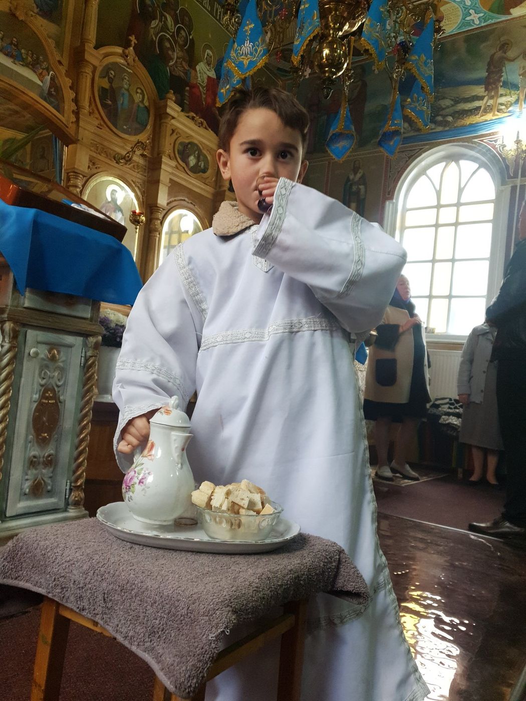 După împărtășire, anafura