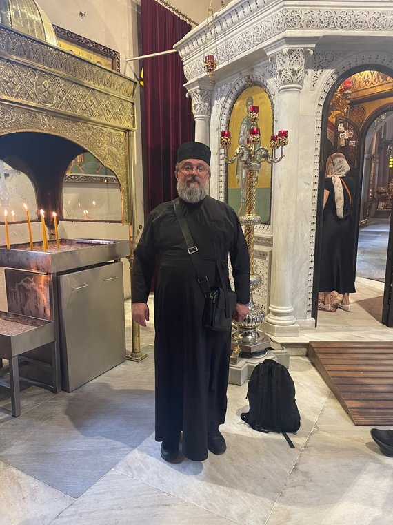 Închinare la moaștele Sfântului Mare Mucenic Dimitrie, la Tesalonic